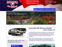 Tablet Screenshot of lonestarrvs.com